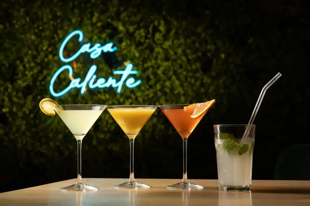 Cocktails maison du bar mediterraneen Casa Caliente pres de Rouen