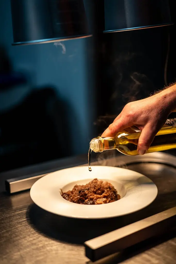 Risotto mediterraneen servi au restaurant Casa Caliente a Deville-les-Rouen